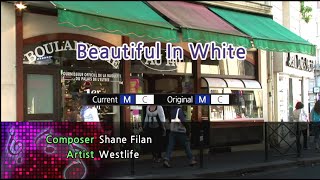 Beautiful In White  Westlife Karaoke Version [upl. by Mclaughlin507]