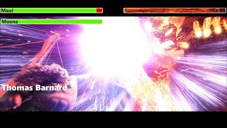 Moana 2016 TeKa First Battle with healthbars [upl. by Orest]