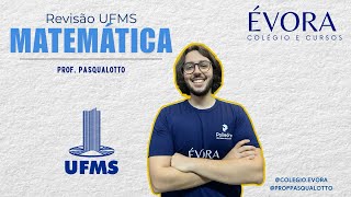 REVISÃO UFMS 202425  MATEMÁTICA [upl. by Elleb]