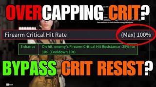 Can you OVERCAP on crit amp BYPASS crit resistance Firearm  The First Descendant [upl. by Wakerly]