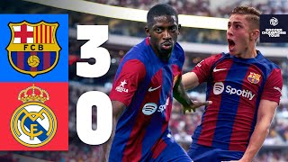 💥 HIGHLIGHTS I BARÇA 30 REAL MADRID 💥 EL CLÁSICO [upl. by Anuhsal]