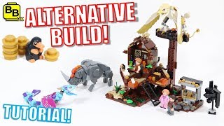 TREEHOUSE LEGO FANTASTIC BEASTS 75952 ALTERNATIVE BUILD NEWTS TREEHOUSE [upl. by Ajam]