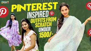 Pinterest Inspired Outfits from Scratch Under Rs1500  Tejaswi Sarath [upl. by Iiette636]