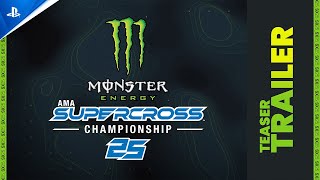 Monster Energy Supercross 25  The Official Video Game  Teaser Trailer  PS5 Games [upl. by Ubana]