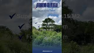 Terreno en venta en Temozon Zona Norte de Merida Yucatan [upl. by May429]