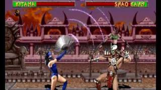 Mortal Kombat 2  Kitana playthrough HD [upl. by Schwitzer999]