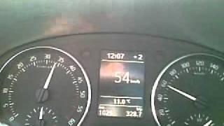 Skoda Roomster 16 TDI 105 BHP acceleration [upl. by Wauters405]