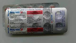 Cilnidipine and telmisartan tablets  Nexovas T tablets [upl. by Aonian]