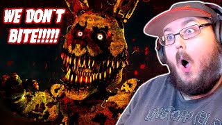 FNAFSFM We Dont Bite by JT Machinima Animation By Tigen Nas FNAF REACTION [upl. by Ardnuassac]