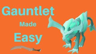 Gauntlet Guide How to Defeat The Crystaline Hunllef OSRS [upl. by Llerehs105]