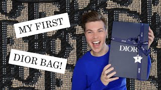 ⭐️ DIOR BAG UNBOXING  Dior Homme NEW SADDLE BAG ⭐️ [upl. by Mathian]