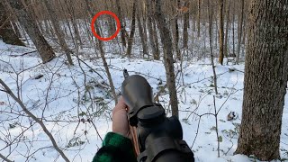 Tracking and Shooting a HUGE 10 POINT Big Woods Buck on Snow  Public Land  Mountain Hunting [upl. by Audun136]