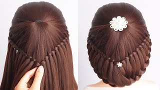 Celebrities Secret For A Perfect Easy Hairstyle Step By Step  Braided Bun Hairstyle For Ladies [upl. by Kavanaugh]