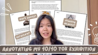 Annotating my 1010 TOK Exhibition Written Commentary FREE Soft Copy [upl. by Fisch573]