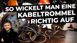 So wickelt man eine Kabeltrommel richtig auf [upl. by Teresina426]