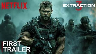 Extraction 3 2025 Movie  Chris Hemsworth Golshifteh Farahani Idris Eupdates Review And Facts [upl. by Dnomde833]