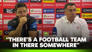 Flanagan confident Dragons will come good  Dragons press conference  Fox League [upl. by Godfrey277]