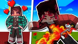 Becoming the ULTIMATE DEMON SLAYER in Demon Slayer Minecraft [upl. by Natalina]