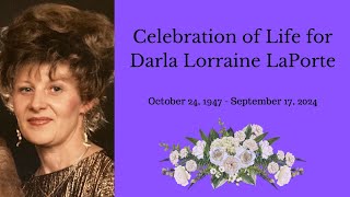 Memorial Service for Darla LaPorte [upl. by Airekat]