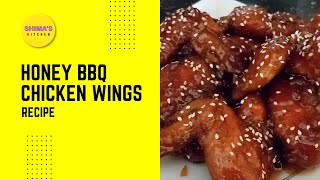 Honey BBQ Chicken Wings Recipe  Honey Chicken Wings  Shimas Kitchen [upl. by Odlanar]