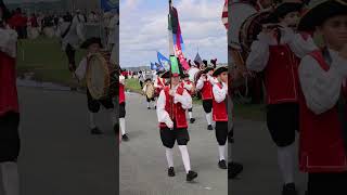 Marlborough Junior Ancients Fife and Drum Corps history americanrevolution parade muster [upl. by Lesiram]