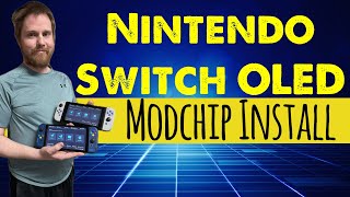 Nintendo Switch OLED ModChip Install [upl. by Stanly]