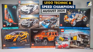 All the new LEGO Technic and Speed Champions sets coming in August are here [upl. by Ecirum]