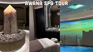 Awana Spa Las Vegas Tour  Everything You Need To Know Fountain of Youth Sauna Crystal Laconium [upl. by Aiotal]