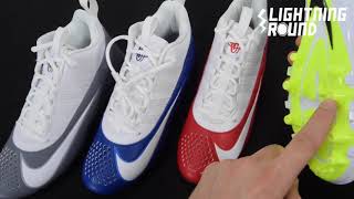 Nike Alpha Huarache 6 Varsity Lacrosse Cleats Lightning Round Video [upl. by Sutniuq688]