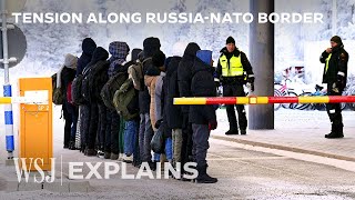 Why NATO Countries Say Russia Is Weaponizing Migrants  WSJ [upl. by Elana]