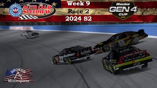 Gen 4 Cup  Auto Club Speedway  iRacing Nascar  Week 9 Race 2 [upl. by Dubenko]