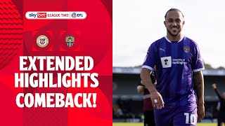 SIX GOAL THRILLER  Bromley v Notts County extended highlights [upl. by Elsi]