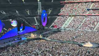 Coldplay  Intro  Higher Power first part  Budapest PuskaĚs Arena  June 18 [upl. by Telford]