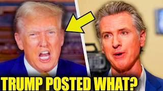 Trump Throws TANTRUM After Newsom Drops BOMB On Him [upl. by Fiester]