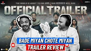 Bade Miyan Chote Miyan  OFFICIAL TRAILER  Akshay  Tiger Shroff  Judwaaz [upl. by Retsev467]