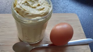 Mayonnaise super facile à faire 🥚😋 [upl. by Anirpas224]