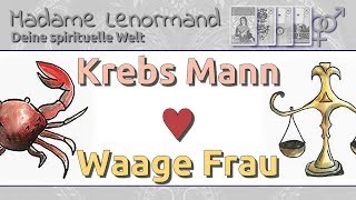 Krebs Mann amp Waage Frau Liebe und Partnerschaft [upl. by Ayim315]