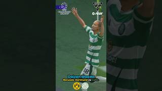 GREAT VOLLEY BY DAIZEN MAEDA TO SCORE Borussia Dortmund vs Celtic [upl. by Casanova]