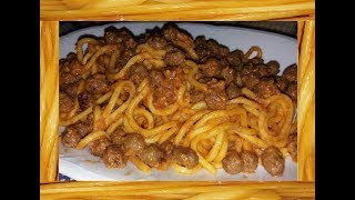 SPAGHETTI ALLA CHITARRA CON POLPETTINE ALLA TERAMANA [upl. by Huntlee593]