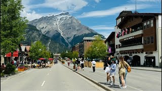 🔴 BANFF Live  Banff Downtown Walk  Canada 🇨🇦 [upl. by Appledorf204]