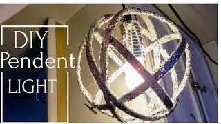 DIY Designer Pendent Light Easiest DIY Ever Cheap To Make [upl. by Aicile965]