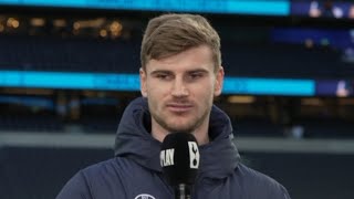 Timo Werner’s postmatch interview after Crystal Palace goal [upl. by Ralleigh132]