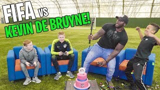 Tekkerz Kid plays FIFA 19 vs Kevin De Bruyne [upl. by Nwahsor]