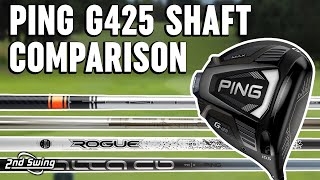 PING G425 Driver Shaft Options  Trackman Test and Comparison [upl. by Reilly]