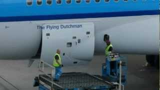 KLM MD11 pushback ampdeparture  AMS  2382012 [upl. by Kazim]