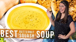 How to Make The Best Butternut Squash Soup  The Stay At Home Chef [upl. by Vasileior]