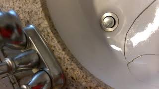 Bathroom vanity sink removal and plumbing installed [upl. by Klemm636]