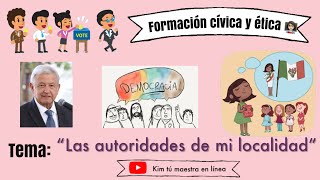 Las autoridades de mi localidad👩‍💼👨‍💼La democracia [upl. by Olivier]