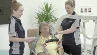 Aidacare Training Video  Manual Handling  Sit To Sit [upl. by Chasse]