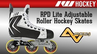 Alkali RPD Lite Adjustable Roller Hockey Skate Review [upl. by Yordan]